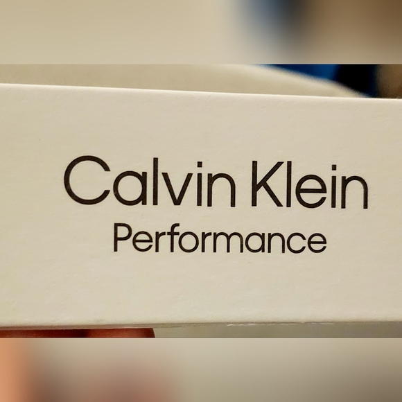 Women's Calvin Klein Performance Puffer Coat Blue with Black Faux Fur sz XS - Picture 3 of 11